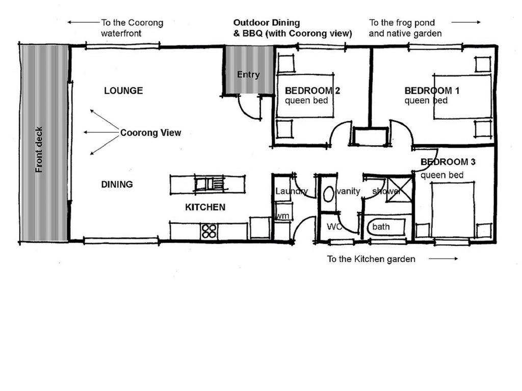Coorong Waterfront Retreat Villa Meningie Bagian luar foto